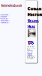 Mobile Screenshot of historyofcuba.com